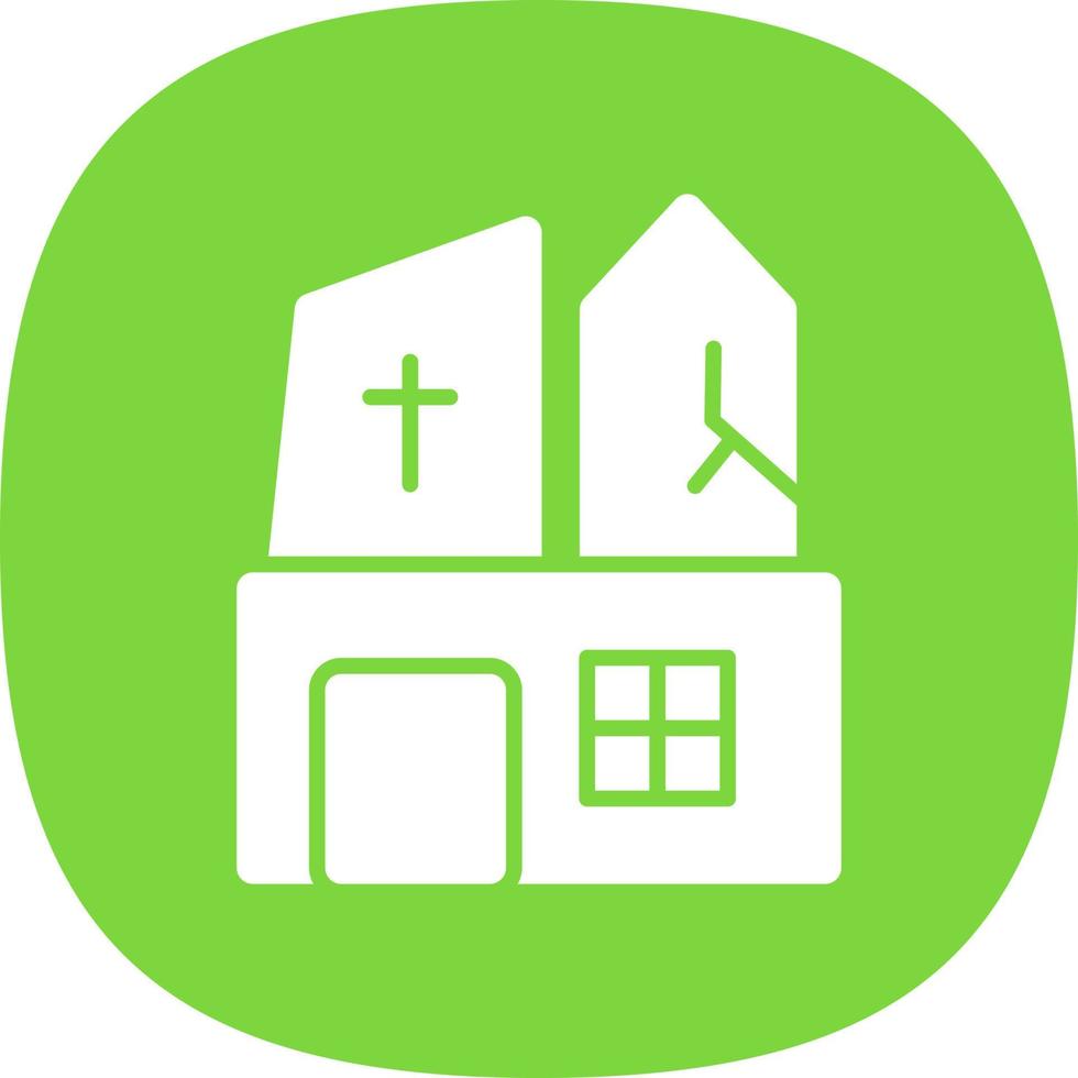 Ghost Castle Vector Icon Design