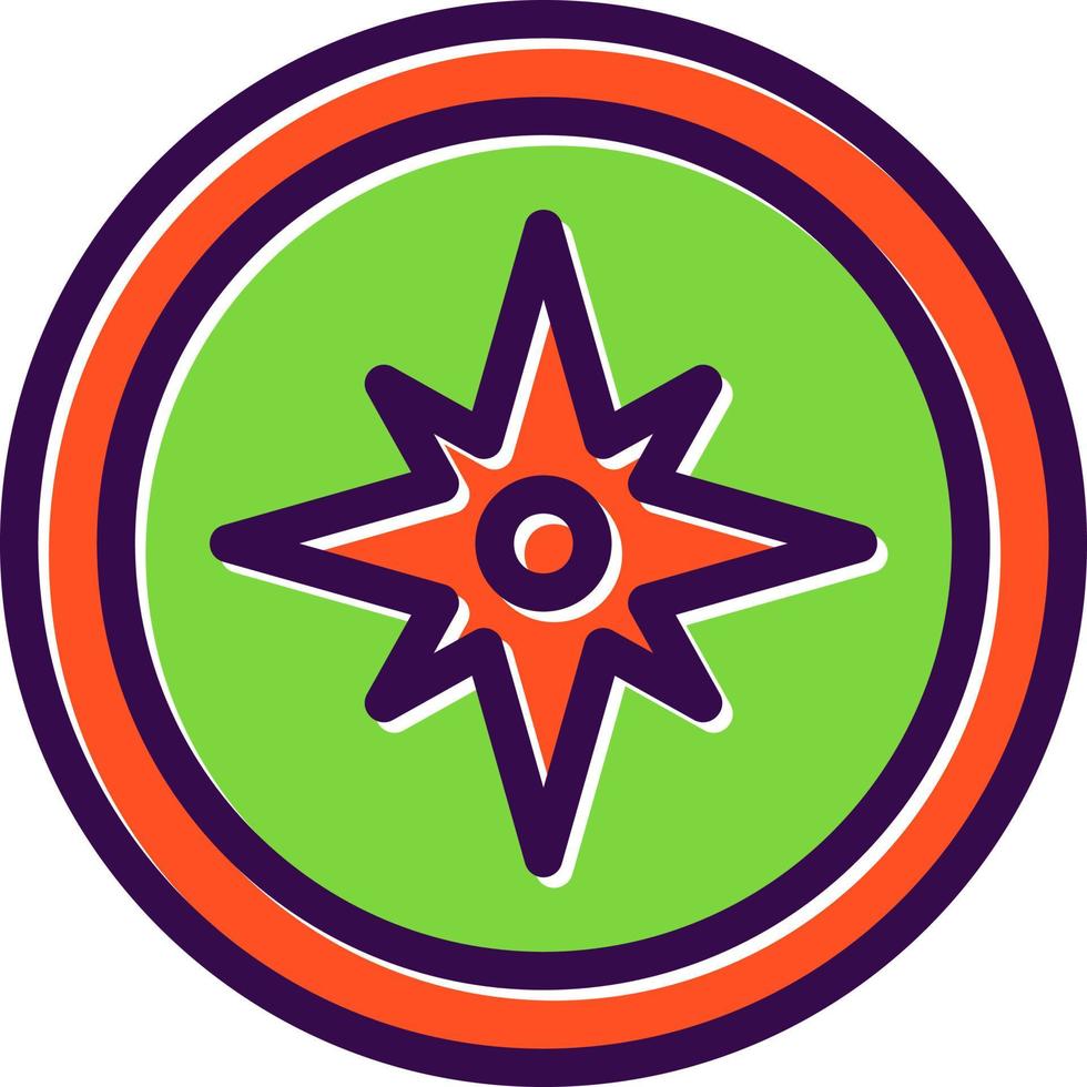 Compass Vector Icon Design