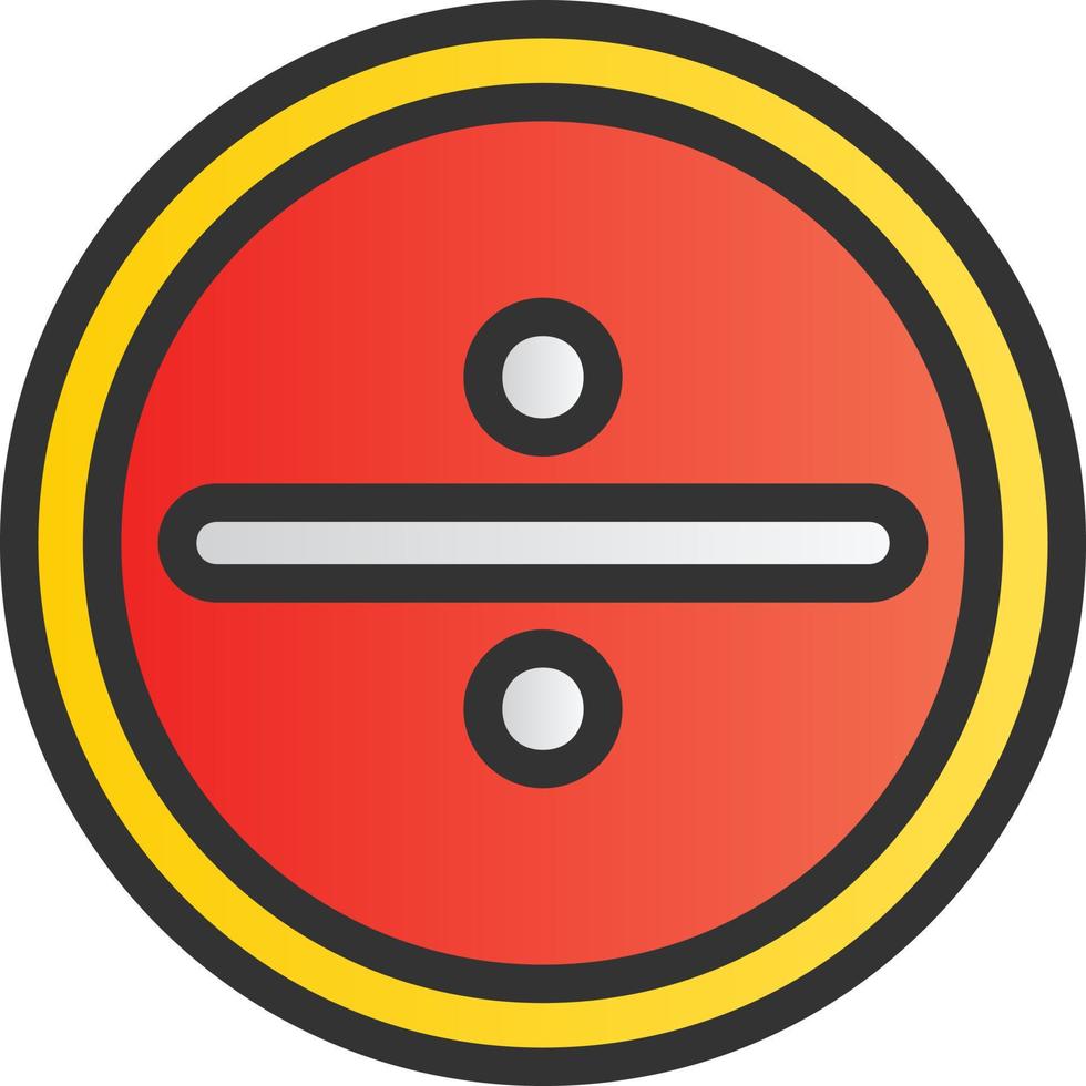 Divide Vector Icon Design