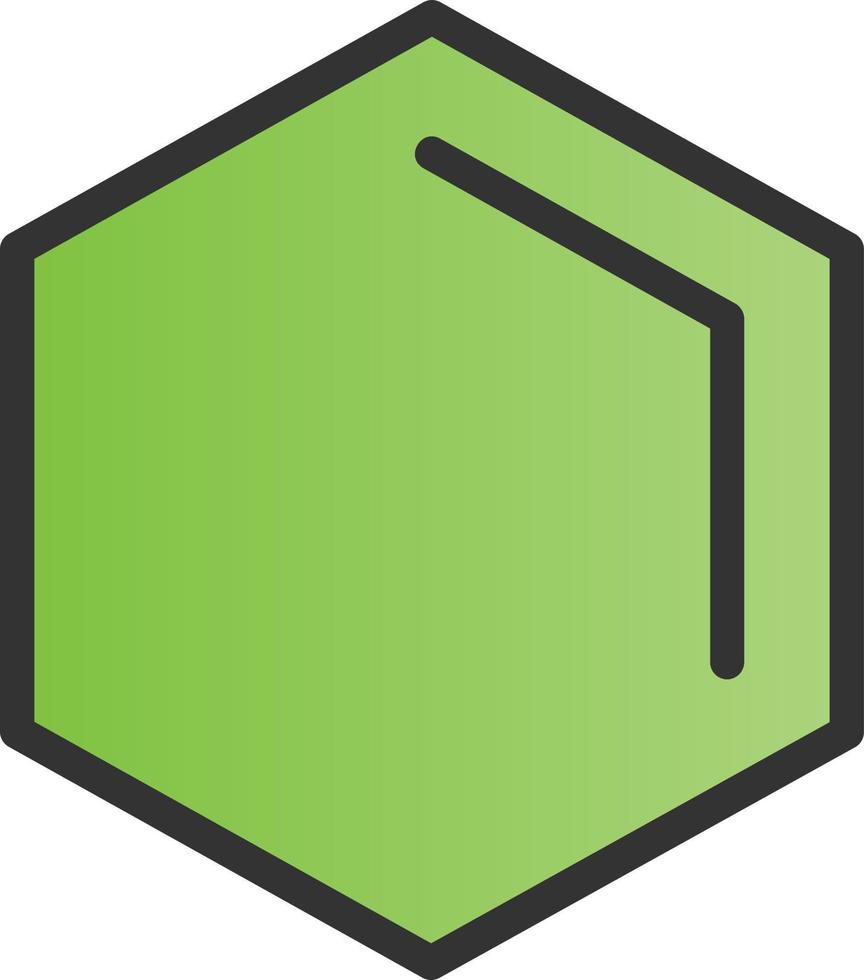 Hexagon Vector Icon Design