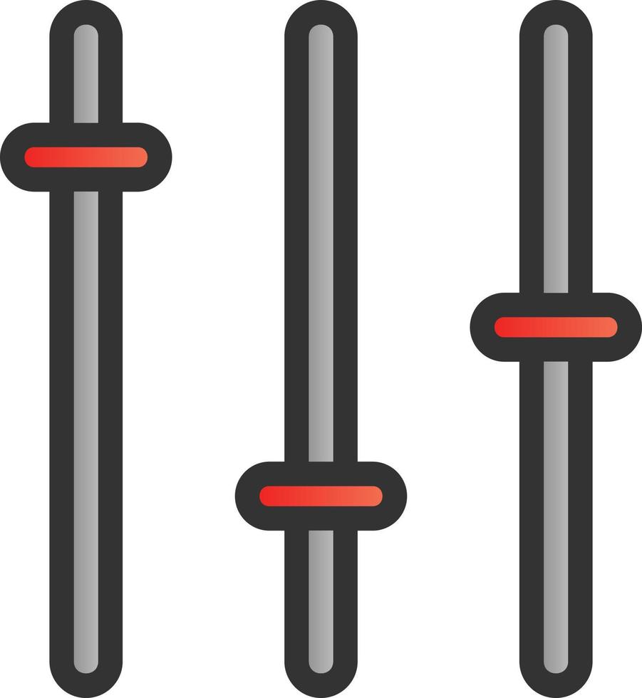 Sliders Vector Icon Design