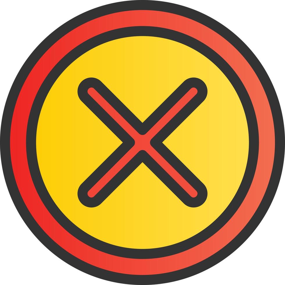 Cross Vector Icon Design