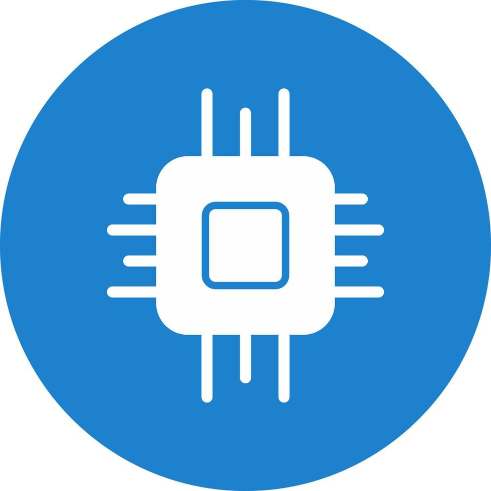Cpu Vector Icon Design