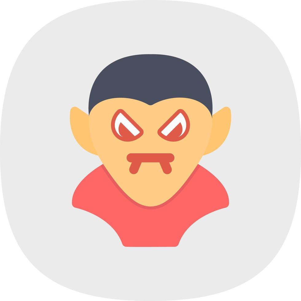 Dracula Vector Icon Design