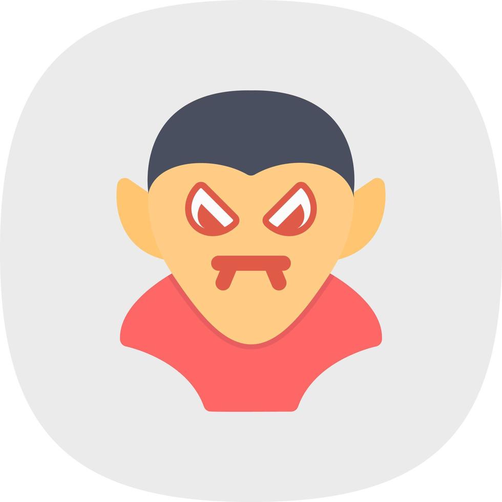 Dracula Vector Icon Design