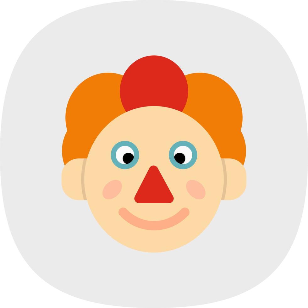 Clown Vector Icon Design