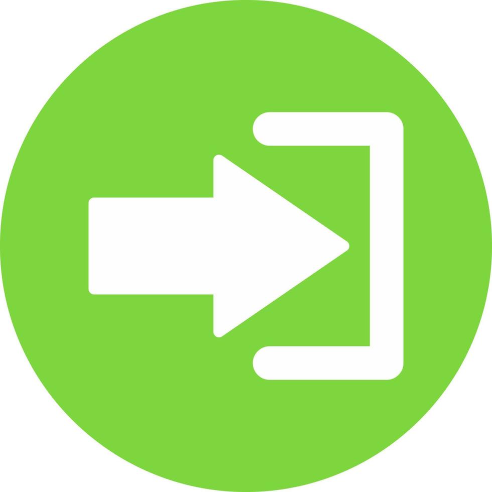 Log In Vector Icon Design