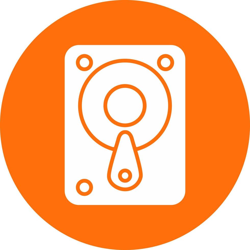 Hard Drive Vector Icon Design