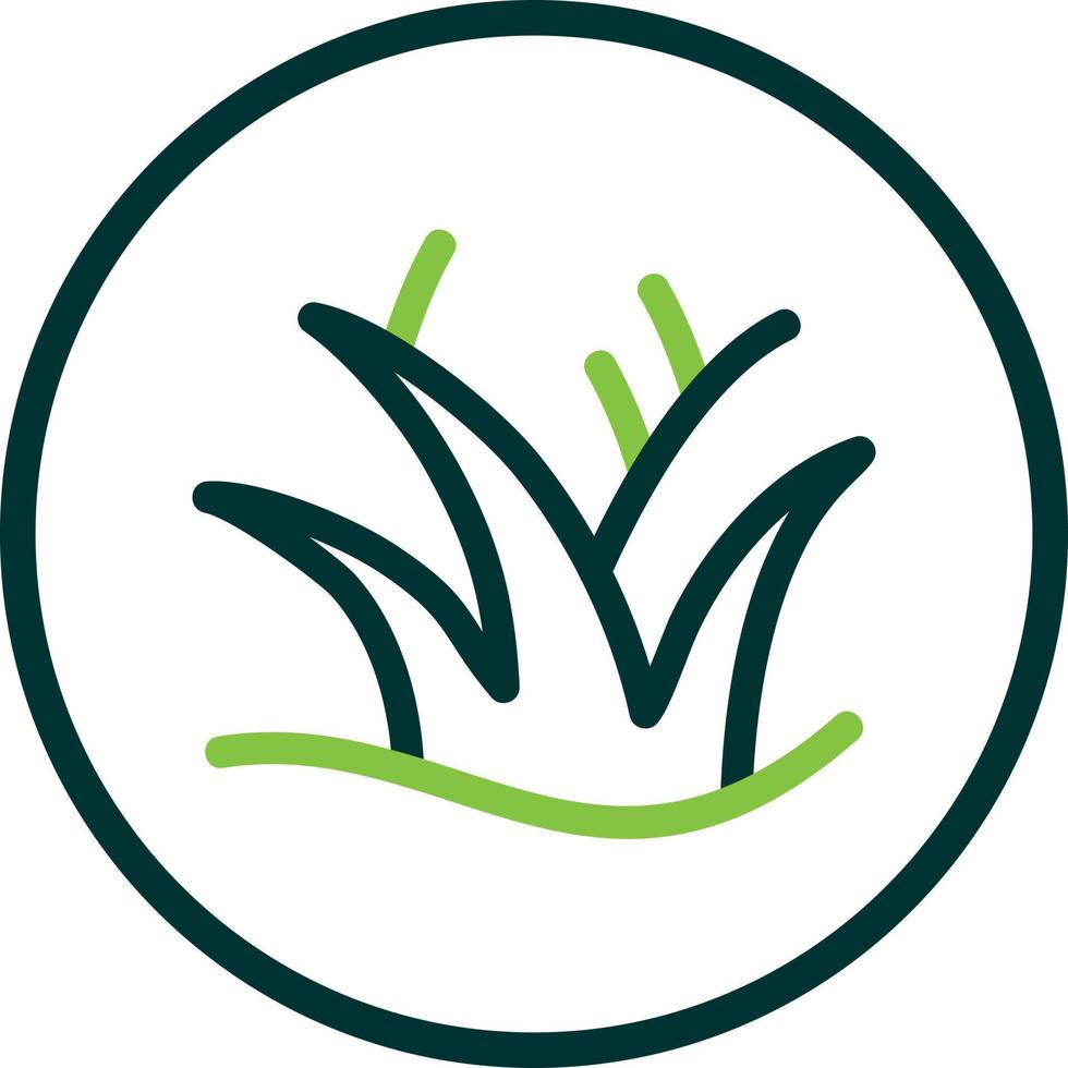 Desert Grass Vector Icon Design