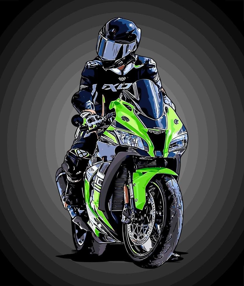 biker vector template for graphic design
