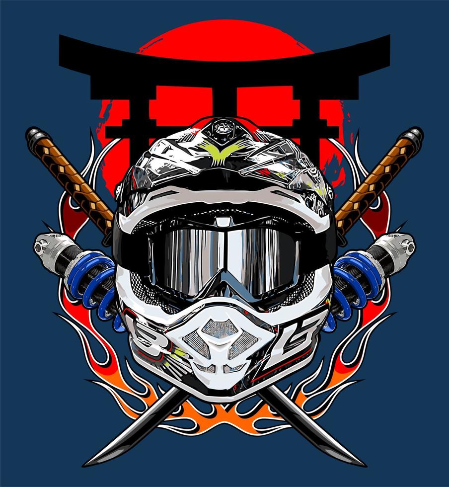 helmet vector template for graphic design