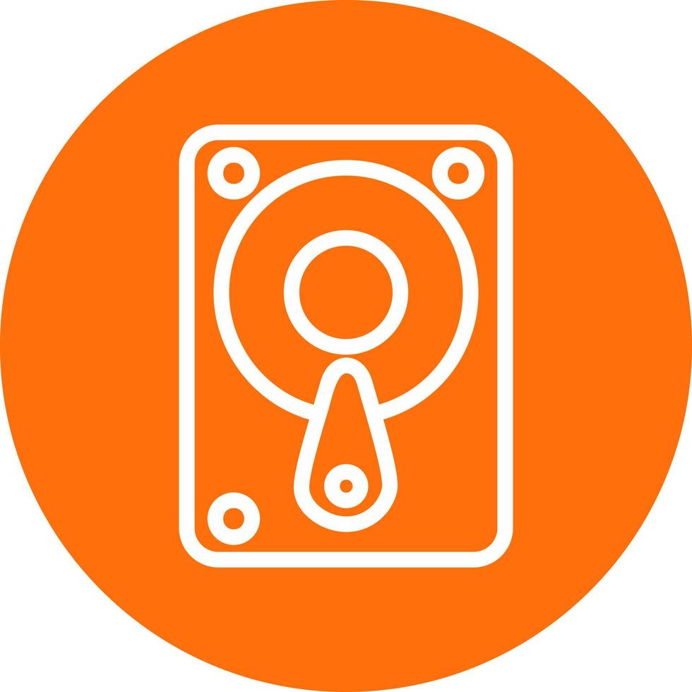 Hard Drive Vector Icon Design