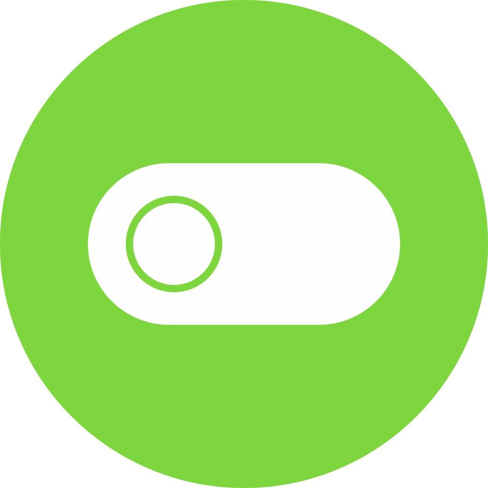 Toggle Left Vector Icon Design