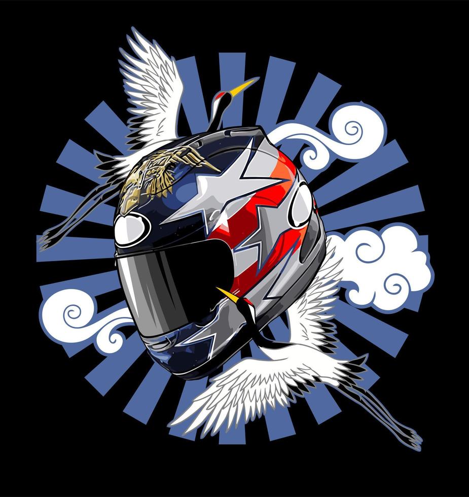 helmet vector template for graphic design