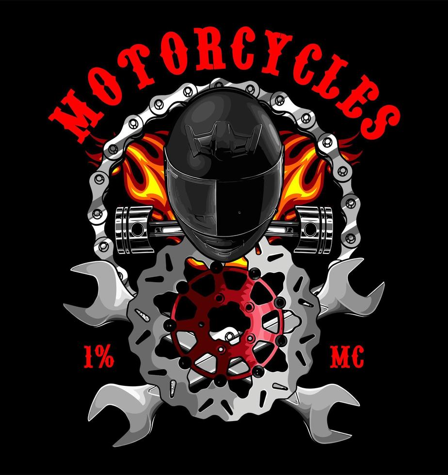 biker vector template for graphic design
