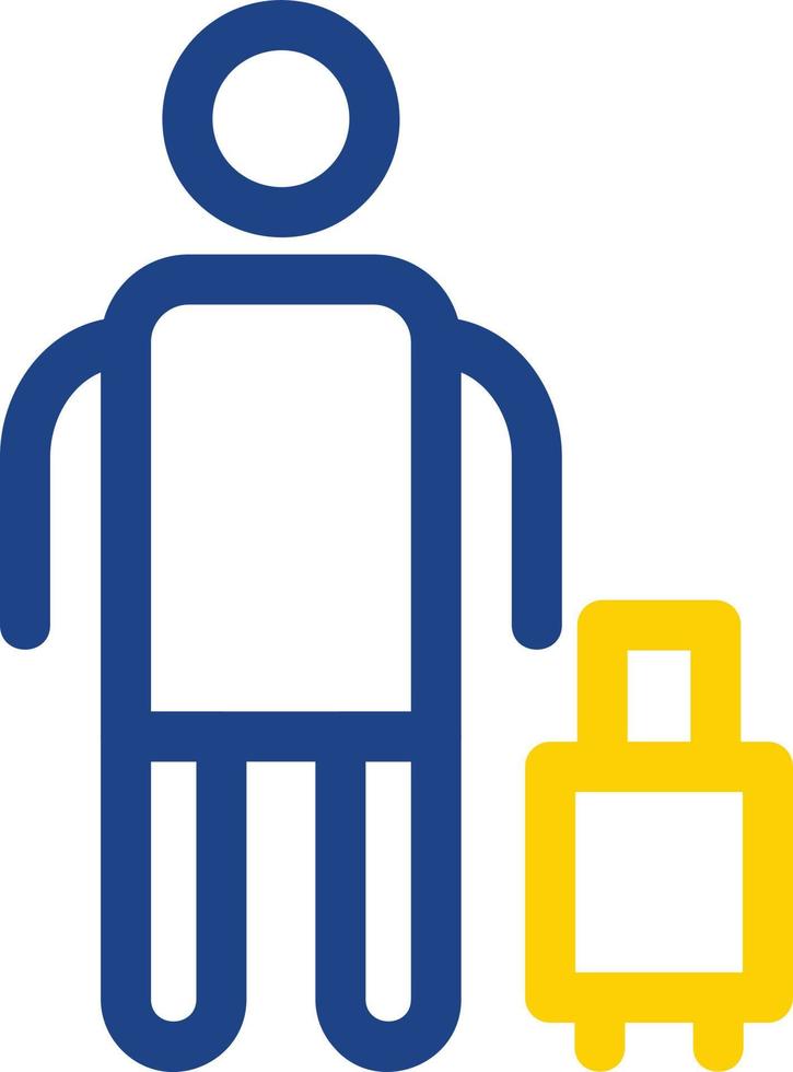 Tourist Vector Icon Design