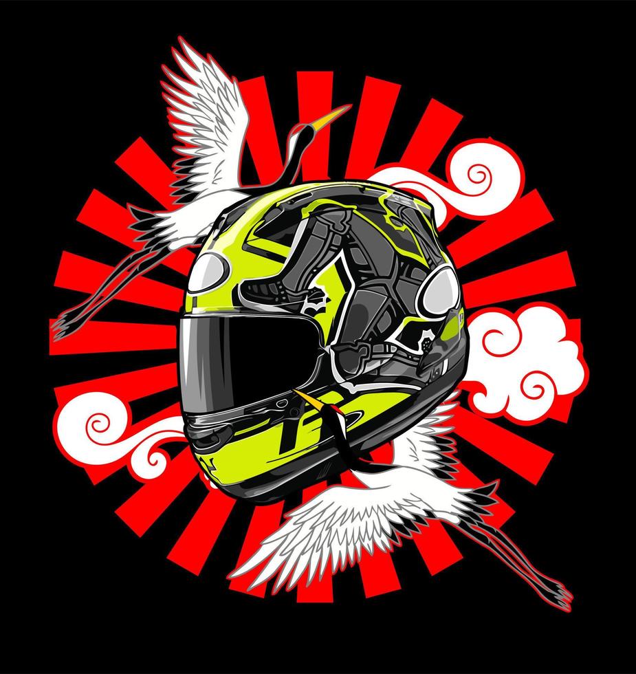 helmet vector template for graphic design