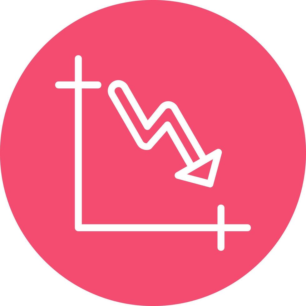 Trending down Vector Icon Design