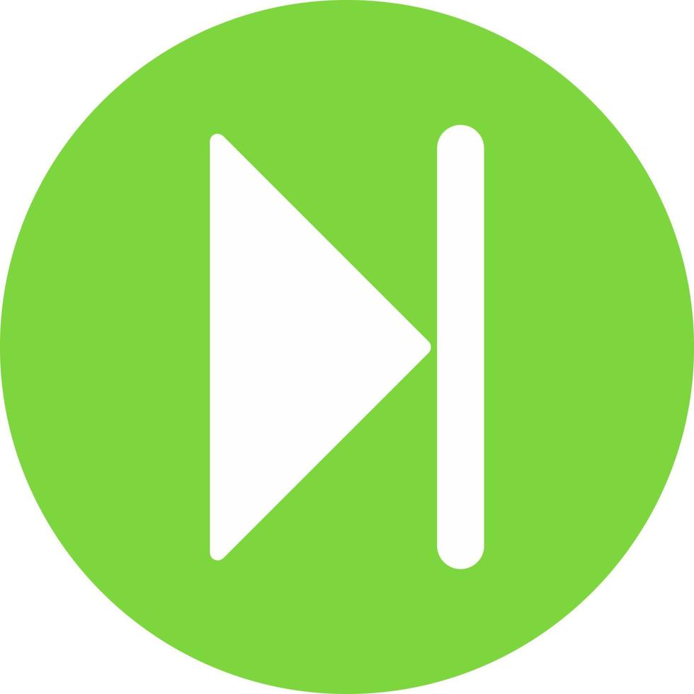 Skip Vector Icon Design