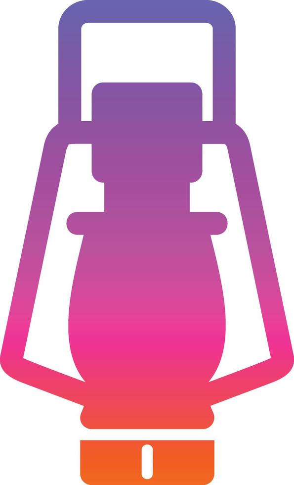 Desert Lantern Vector Icon Design