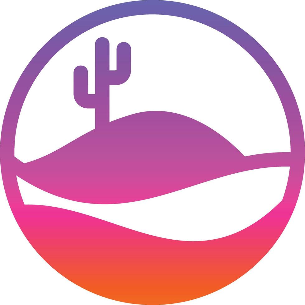 Desert Sand Vector Icon Design