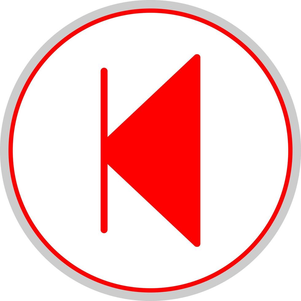 Skip Vector Icon Design