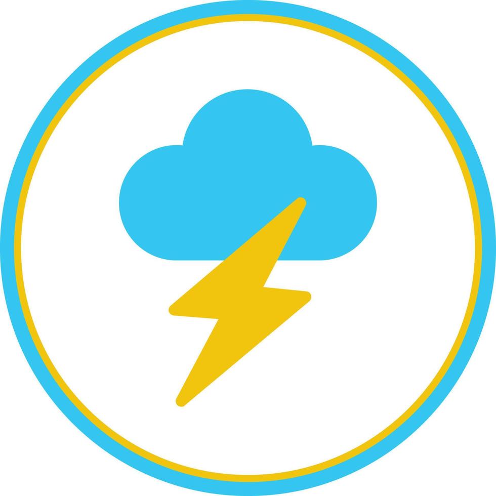Lightning Vector Icon Design