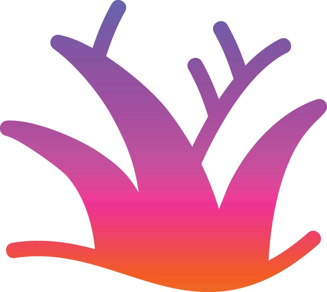 Desert Grass Vector Icon Design
