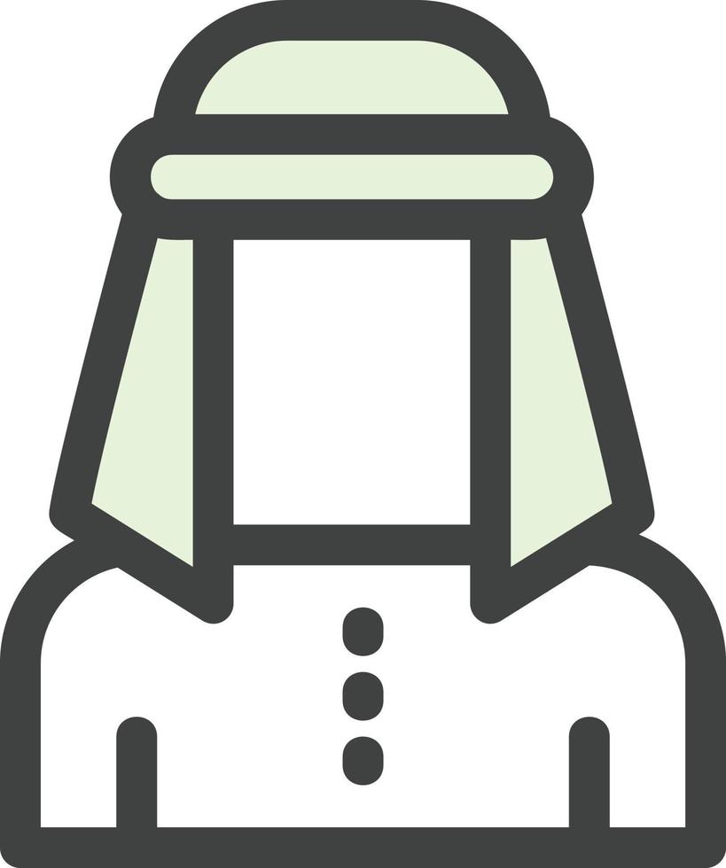 Male Bedouin Vector Icon Design