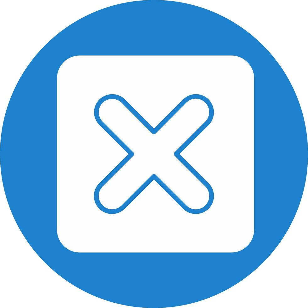 Delete Vector Icon Design