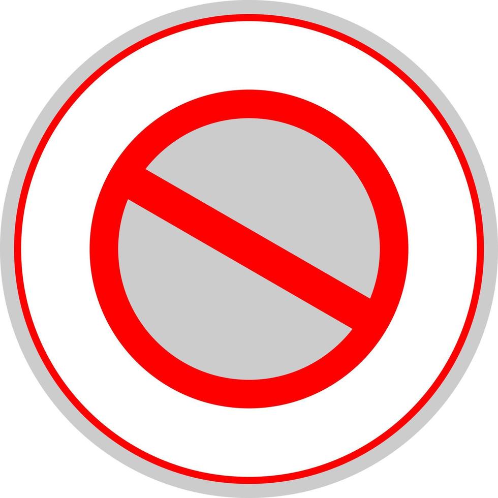 Slash Vector Icon Design