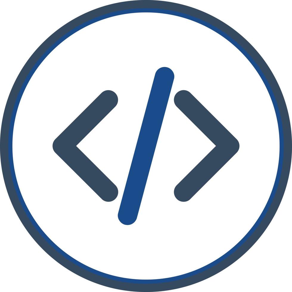 Code Vector Icon Design