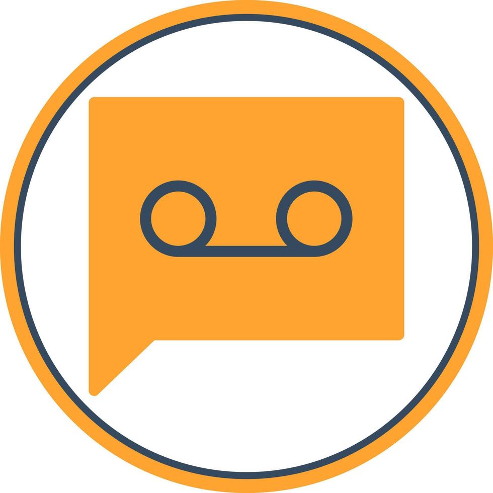 Voicemail Vector Icon Design