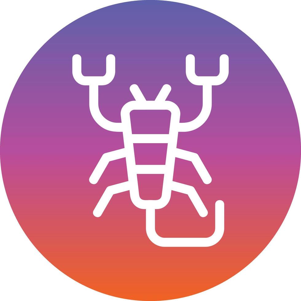Scorpion Vector Icon Design