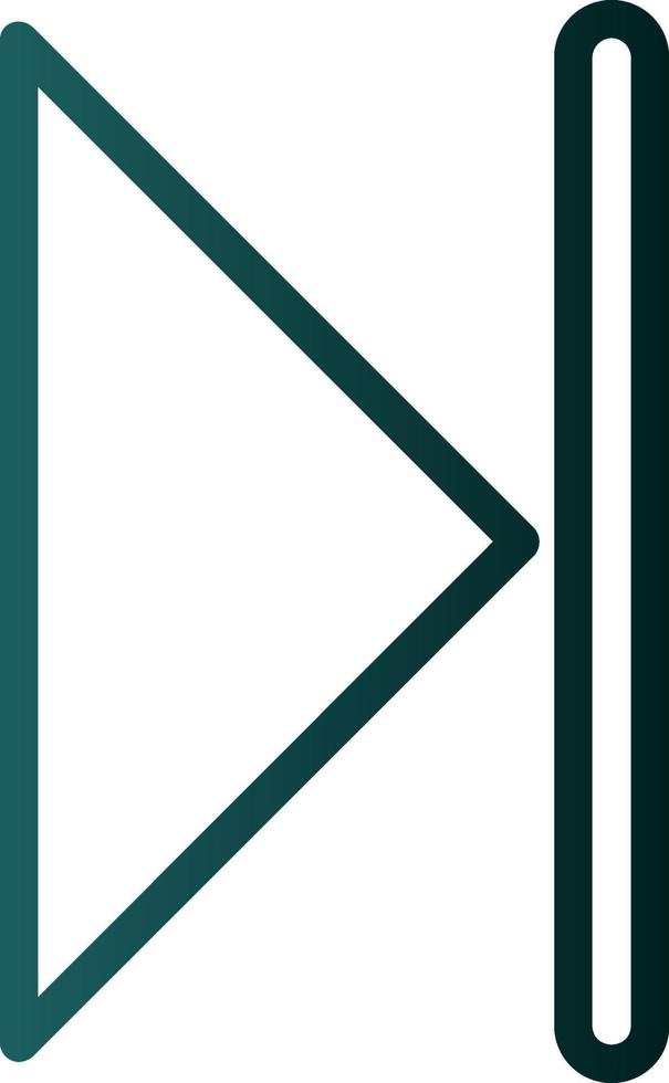 Skip Vector Icon Design