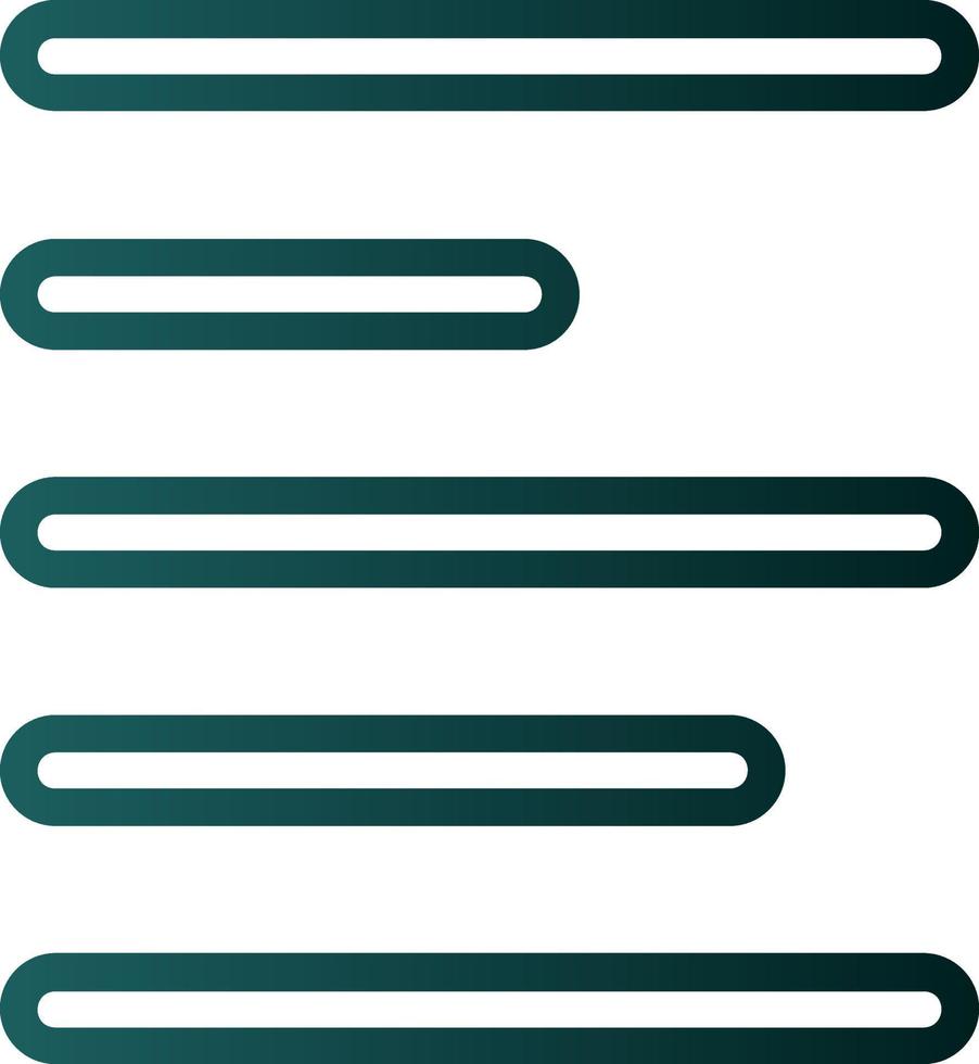 Align Vector Icon Design