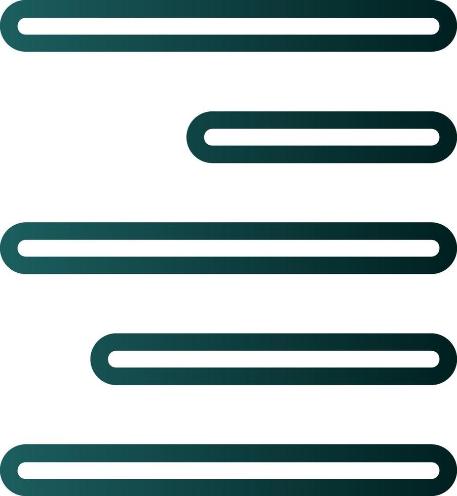 Align Vector Icon Design