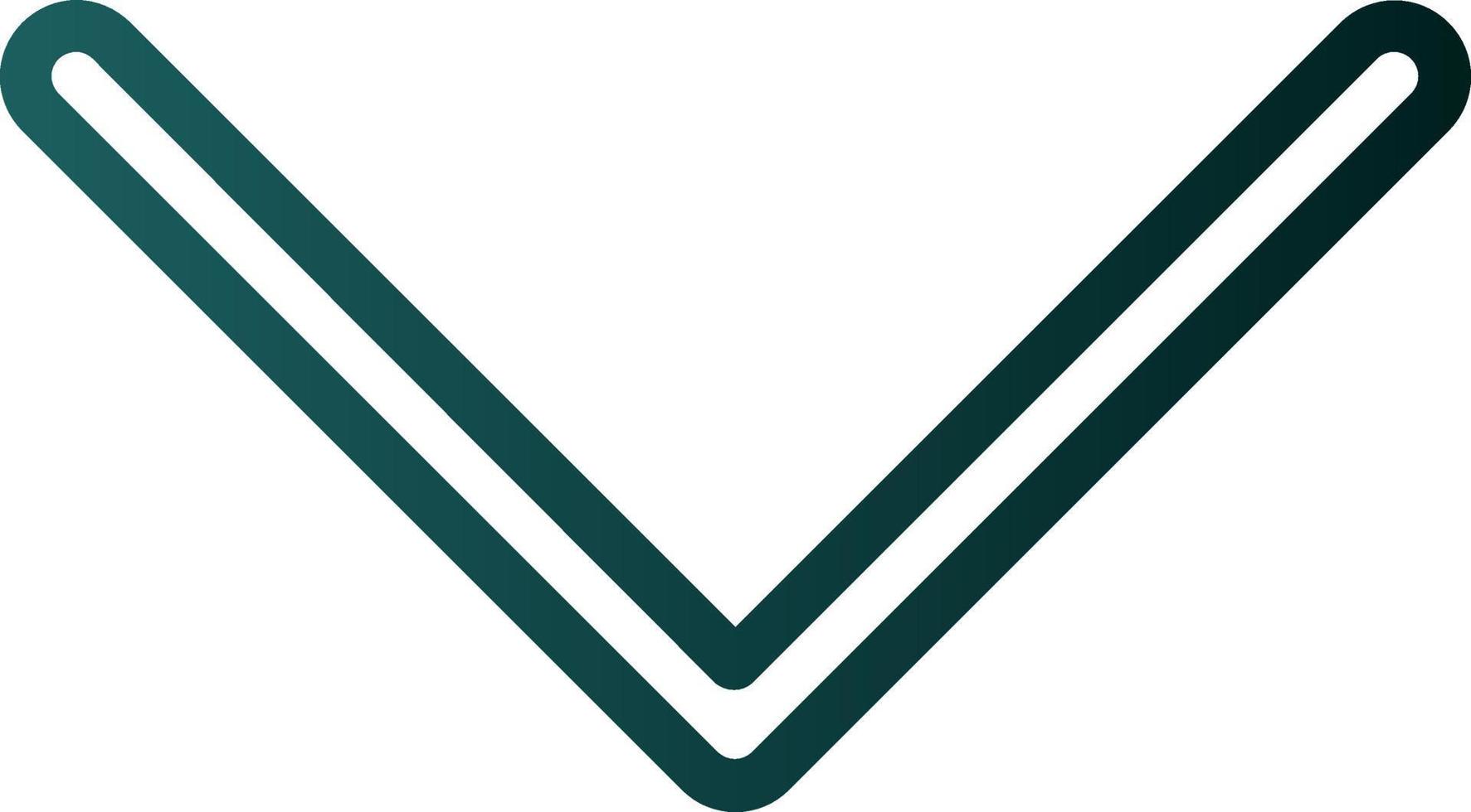 Down Vector Icon Design