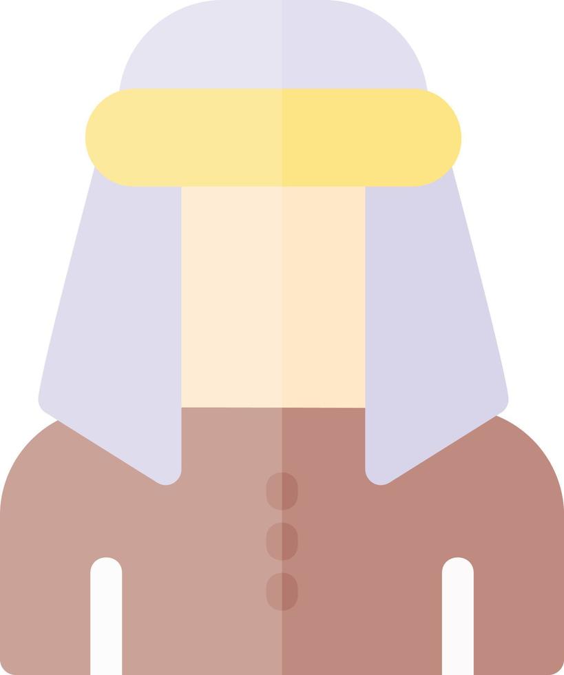 Male Bedouin Vector Icon Design