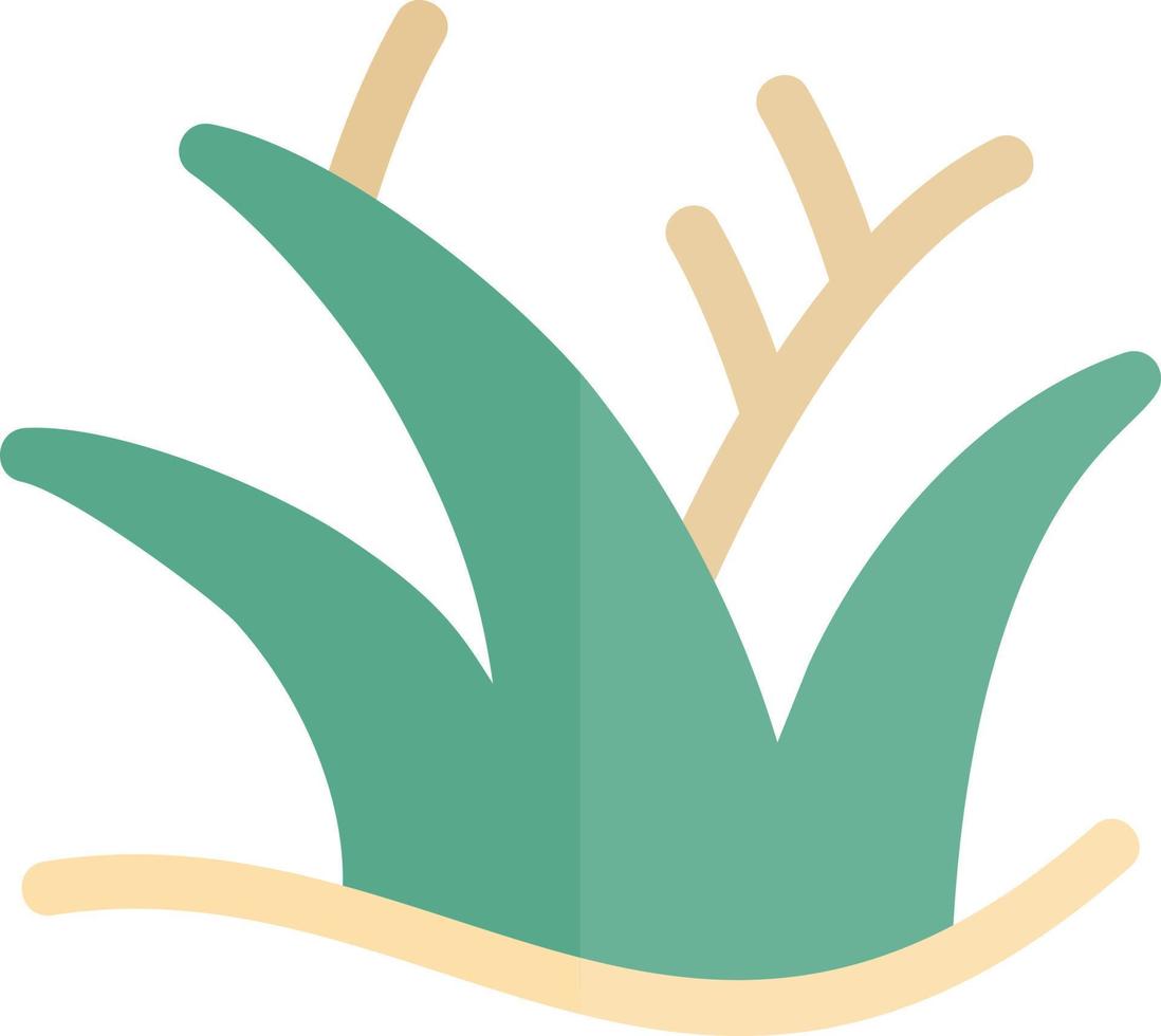 Desert Grass Vector Icon Design