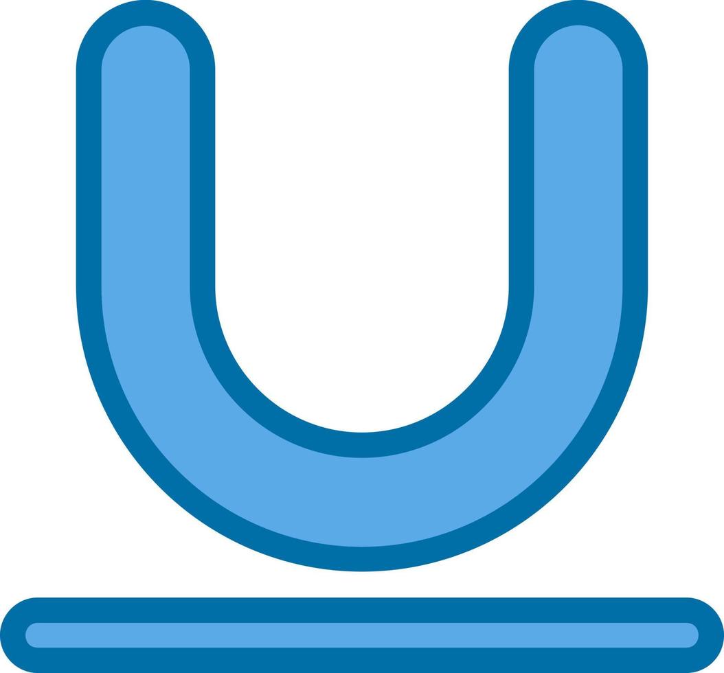 Underline Vector Icon Design