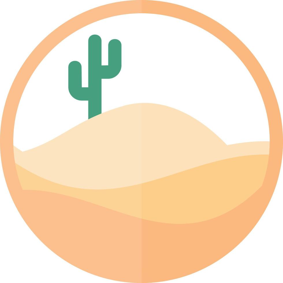 Desert Sand Vector Icon Design