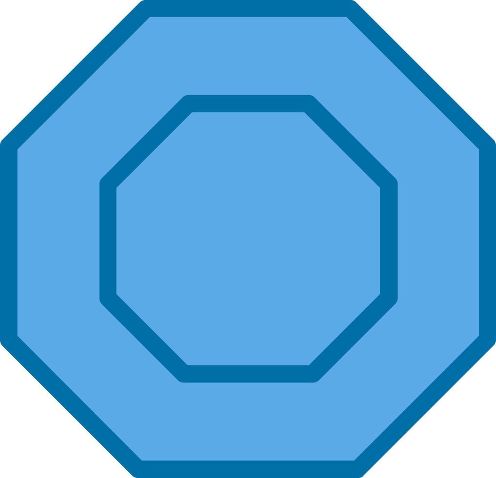Octagon Vector Icon Design