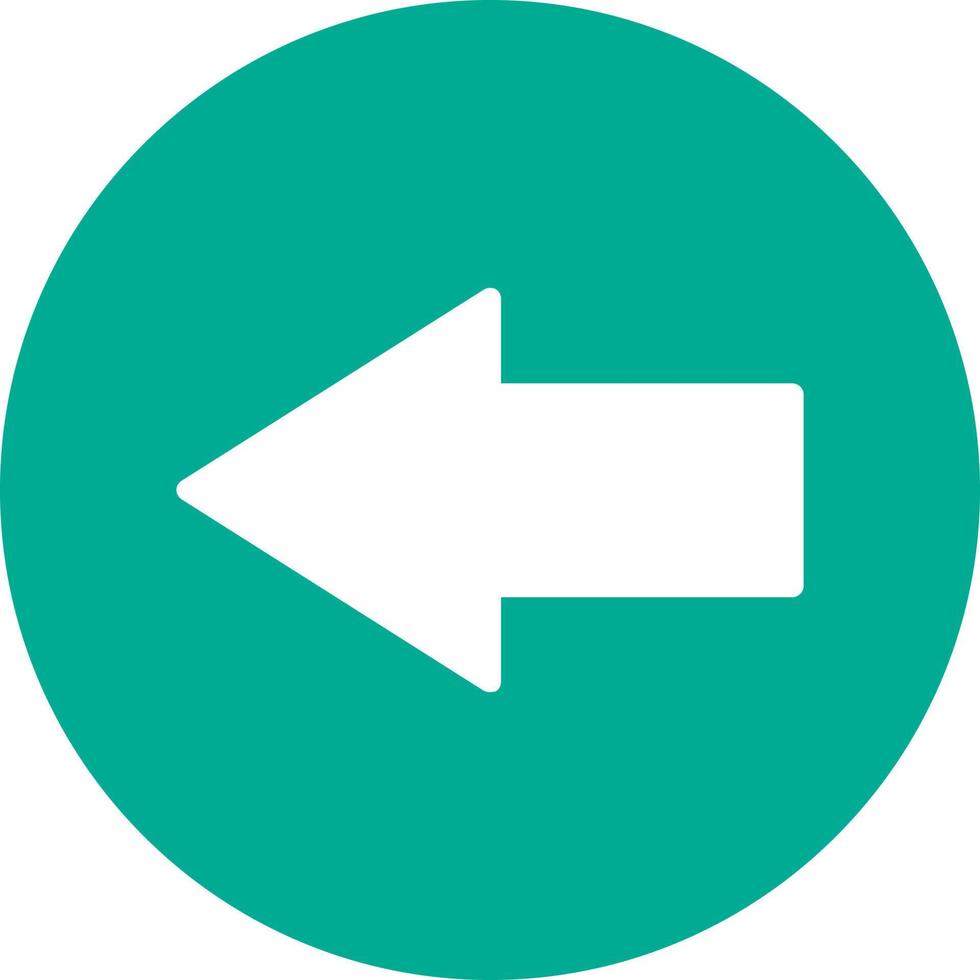 Left Vector Icon Design