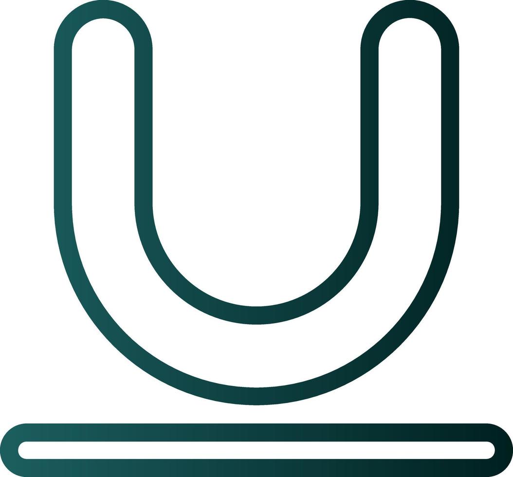 Underline Vector Icon Design