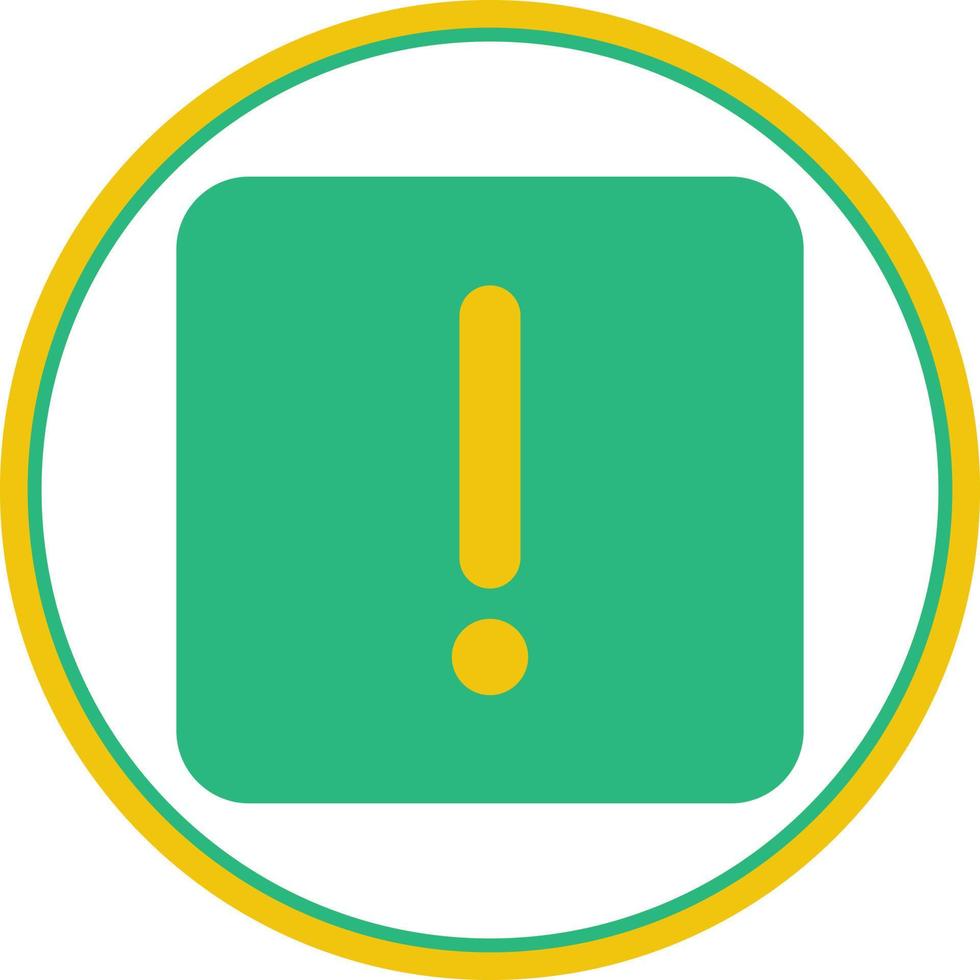 Alert Vector Icon Design