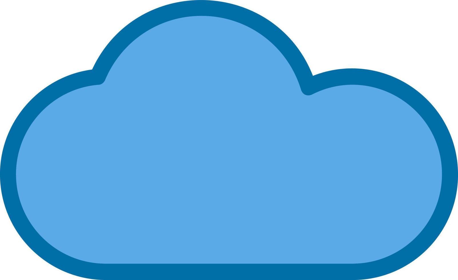 diseño de icono de vector de nube