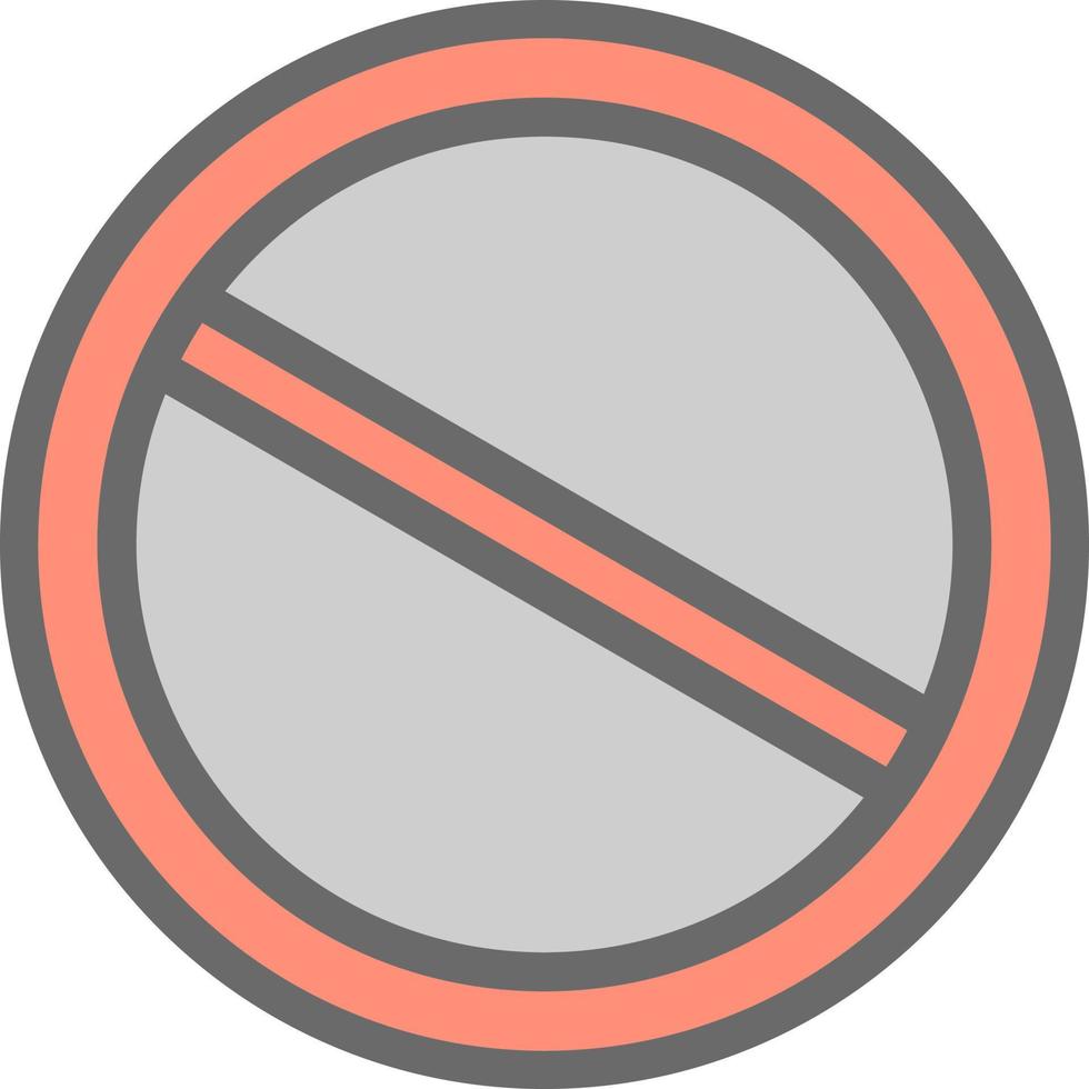 Slash Vector Icon Design