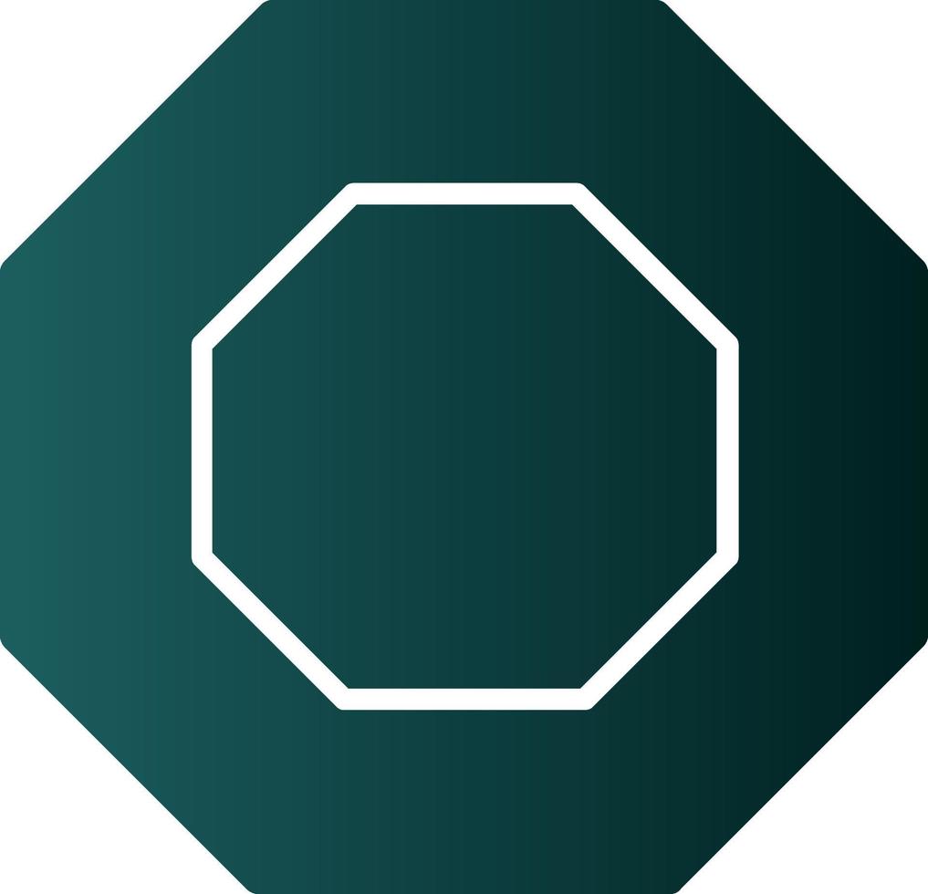 Octagon Vector Icon Design