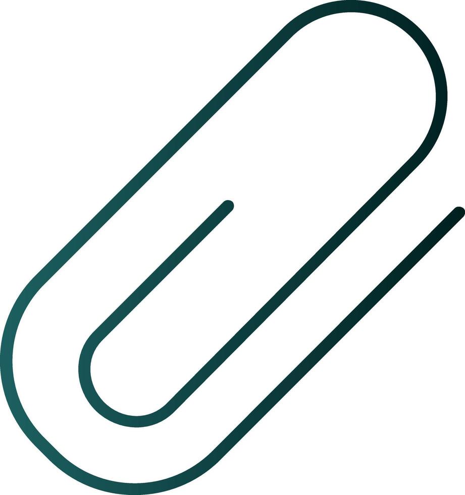Paperclip Vector Icon Design